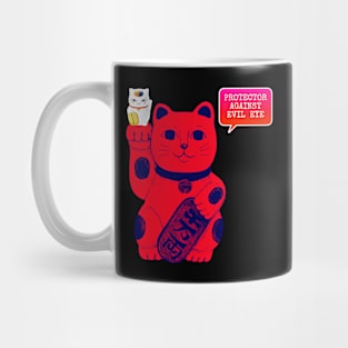 Protector Against Evil Eye Neko Mug